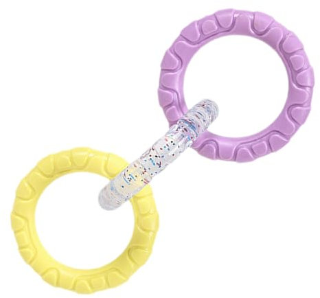 Hundespielzeug-Ring, 3-Ring-Schlepper-Hundespielzeug - Tauziehspielzeug für Hunde - Tauziehen-Puller, zahnbeständig, 3 Ringe, interaktives Hundespielzeug, Haustier-Übungszubehör für kleine, mittel ß