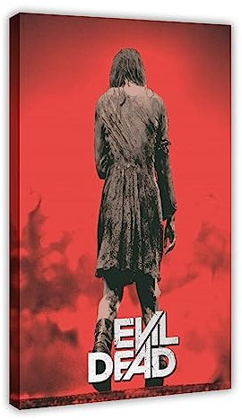 Poster Evil Dead auf Leinwand, Schlafzimmer-Dekor, Sportlandschaft, Büro, Raumdekoration, Geschenk, Rahmen-Stil, 30 x 45 cm