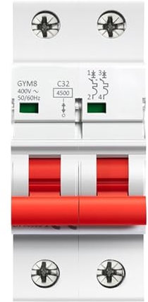 PVTLCYBI Type Miniature à C.A. des disjoncteurs 63A du Rail MCB 4.5KA de vacarme Bipolaire de Polonais(25A)