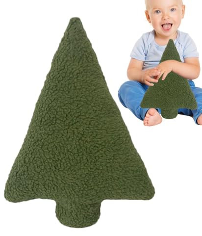 Cuscino per albero di Natale | Cuscino per albero di Natale – Cuscino di design festivo per decorazioni natalizie |. Accogliente cuscino di Natale per divano o letto, decorazione natalizia per