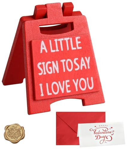Romantic Valentines Day Gifts, A Little Sign To Say I Love You Mini Sign Decoration, Fun I Love You Sign Unique Birthday Anniversary Wedding Gifts for Girlfriend, Wife, Fiancee, Boyfriend