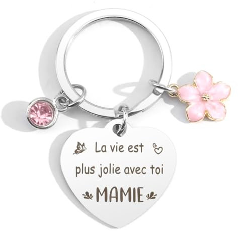 Cadeau Mamie Porte Clef Femme Original Utile Cadeau Fete Des Meres Cadeaux Anniversaire Mamie Porte Clef Cadeaux Fete Des Mere Noel Et Depart Retraite Fils Et Filles Pour Grand Mere Personnalisé