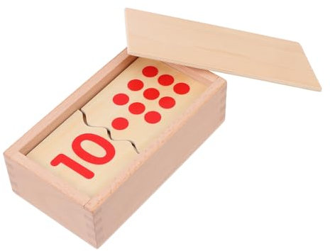 Abaodam 1 Satz Digitale Puzzles Puzzle rätselbuch laubsägen für Bildungsspielzeug Zahlenpuzzles Nummernalphabetblöcke Zahlenpuzzle aus Holz hölzern