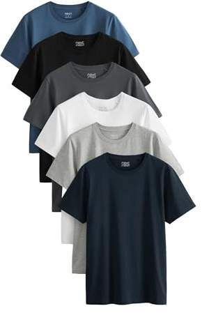 NEXT Herren T-Shirts, 6er-Pack