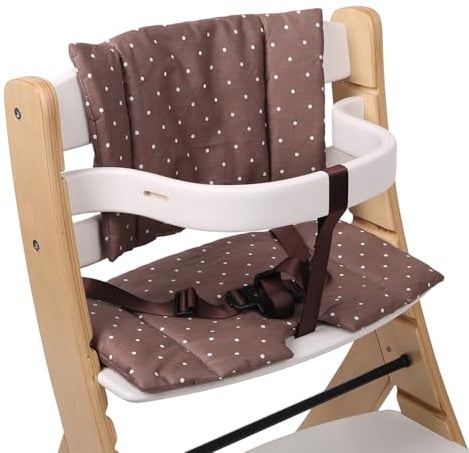 Kindersitz-Kissen, atmungsaktiv, für Hochstuhl, bequeme Sitze für Holzhochstühle, rutschfest