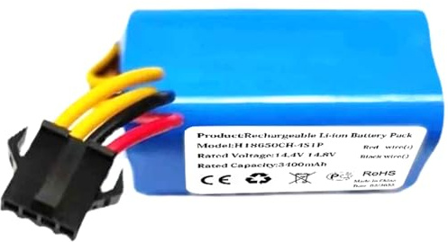 Batería De Iones De Litio HGO0314BAT De 14,8 V Y 3400 MAh/2800 MAh, Compatible Con Aspiradora Robot HOOVER H-GO 300 HYDRO HGO320H.(3400mAh)