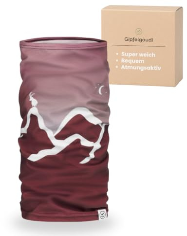 Gipfelgaudi Multifunktionstuch – Atmungsaktives & elastisches Schlauchtuch für Wandern, Sport & Alltag | Rundum bedruckt | Schnell trocknend & vielseitig tragbar