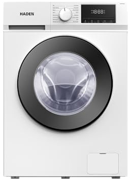Haden Washing Machine, 9 kg, 1400 RPM Spin, 16 Wash Programmes, Quick Wash, Child Lock, White, Freestanding, Front Load