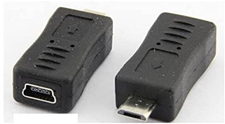 Tecnostore® Adattatore Micro USB Maschio A Mini USB Femmina connettore convertitore Cavo pc