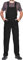 ProWear Arbeitslatzhose Herren Arbeitshose Latzhose, Schwarz, Gr.- L