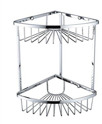 Bristan COMP BASK06 C Accessoires de Salle de Bain, Chrome, Two Tier