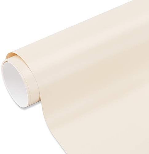 VINYL FROG Matte Creamy Yellow Permanent Adhesive Vinyl Roll 12x10ft for Bottle and Glass Decoration