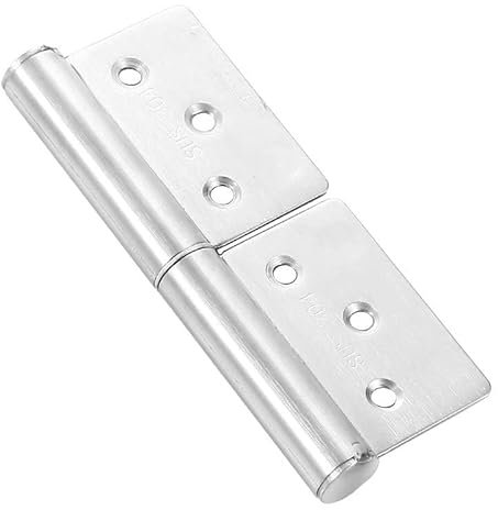 Heuskay 4Pcs 3 Lift Off Hinges, 360° Rotation, Stainless Steel, Modern/Contemporary Style, Suitable for Internal & External Doors