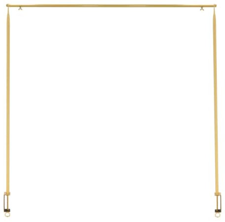 Esschert Design Table Decorative Rod Clamp Frame Decorative Metal Gold Extendable Board 117-211 cm