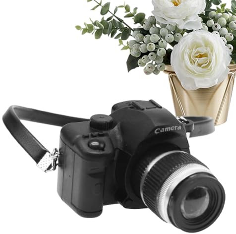 Honhoha Retro Camera - Miniature SLR Digital Camera,Photography Props Decoration Accessories, Camera Ornament for Home Decoration