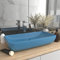 Home Hardware Businese Luxus Waschbecken Rechteckig Matt Hellblau 71x38cm Keramik