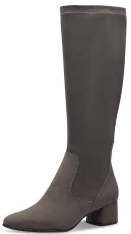 MARCO TOZZI Damen Hohe Stiefel mit Absatz Kniehoch Elegant, Braun (Pepper), 39 EU