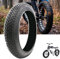 Fat Bike Tires, 20/24/26x3.0/4.0 Fat Reifen, Verbreiterung Strand Fahrrad Fett Reifen, rutschfeste Faltbare Elektrofahrradreifen, Fat Bike Reifen Ersatz Set für Wide Mountain Snow | 30 PSI(20X4.0)