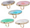 Gogogmee 5 Pezzi Di Arte Del Anello Palette Trucco Vassoio Make Up Palette Smalto Per Unghie Vassoio Di Miscelazione Palette Di Smalti Per Unghie Manicure Per Unghie Marmo Nail Art
