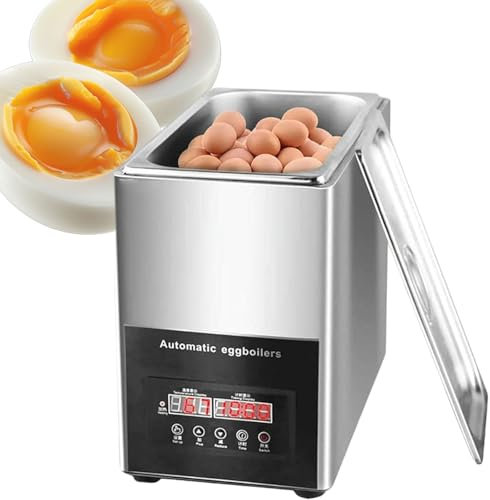 Cuociuova In Acciaio Inossidabile Da 9 Litri,Cuociuova Elettrico,Cuociuova Professionale Per Tazze Di Uova,Cuociuova Hot Spring Automatico Commerciale,Fino A 50 Uova,Temporizzato 0~99 Minuti,110V