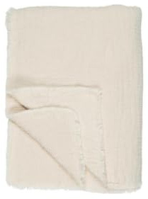 IB Laursen Plaid Klitmøller Waffelmuster Creme B: 130 L: 160