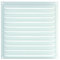 Brinox B70500D - Rejilla de ventilación (17 x 17 cm) color lacado blanco