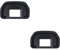 (2 Stück pro Paket) JJC Okular Augenmuschel für Canon EOS 6D, 6D Mark II, 5D, 5D Mark II, 80D, 70D, 60D, 50D, 40D, 30D, 20Da, 20D, 10D, D60, D30, A2E, A2 Ersetzt Canon Eb.