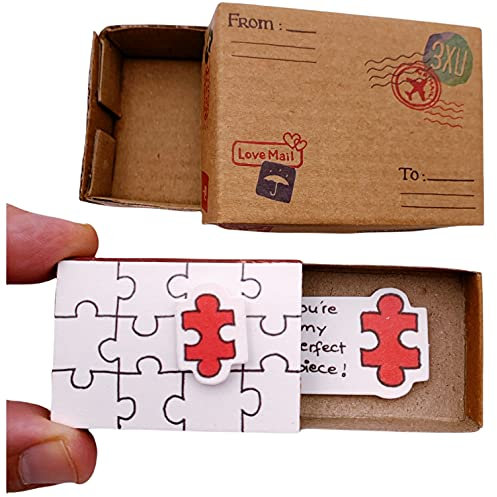 immi Mini Überraschung, kleines Geschenk in der Box (Liebe/Puzzle-Teilchen)