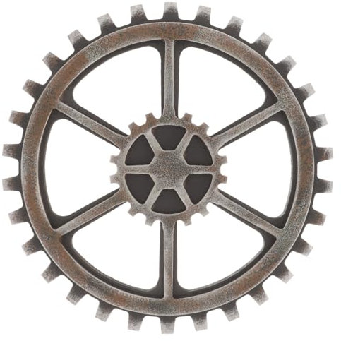 SUPVOX Steampunk Ingranaggio Decorazioni Industrial Vintage da Parete e Muro 24cm