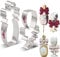 LILIAO Champagne and Champagne Glass with Ribbon Cookie Cutter for Wedding/Engagement - Stainless Steel