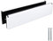 White Hinge Limited Yale 12 White Letterbox Plate Weatherproof Letterbox Plate with Draught Excluder Brush & Sprung Flaps Universal UPVC Front Door Post Box