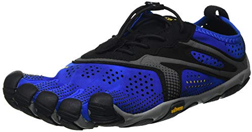 Vibram Men's V-Run Sneaker, Blue Black, 7 UK