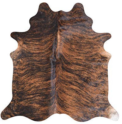 Vip Leather Cowhides Teppich aus Kuhfell, Farbe: Rotes Dunkel Brindle