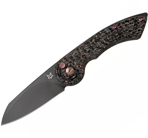 FOX LWC Softair Torino Radius Folding Knife Acciaio M390 Manico in Fibra di Carbonio Vincitore 2019 Overall Knife