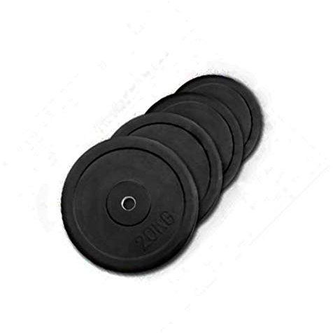 Just Hantelscheiben – 1 bis 10 kg lieferbar mit 30/31 mm Bohrung, Gummi - Bodybuilding Gewichtsscheibe Home Training (1 kg)