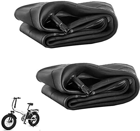 ECOVELO Unisex – Erwachsene 2 Schlafzimmer 20 x 4,0 Fat-Bike-Schlauch, Schwarz, 20''
