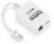 KamKorda Micro Filter Adapter - Adsl Filter | Phone to Ethernet Adapter | Microfilter RJ11 for BT, Sky, PlusNet, TalkTalk, Vodafone and More | White