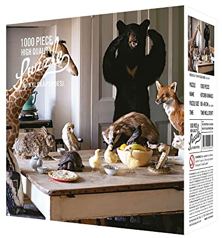 Kylskapspoesi KYL00662 - High Quality Puzzle Kitchen Animals (1000 Teile)
