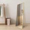 AUFHELLEN Ganzkörperspiegel mit Golden Metallrahmen Standspiegel 140x50cm Groß Spiegel für Schlafzimmer, Wohnzimmer, Flur und Garderobe, Rechteckig