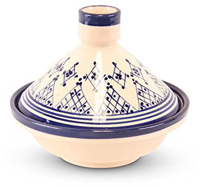 Bleu Tajine avec motif Zerbia | Safaary