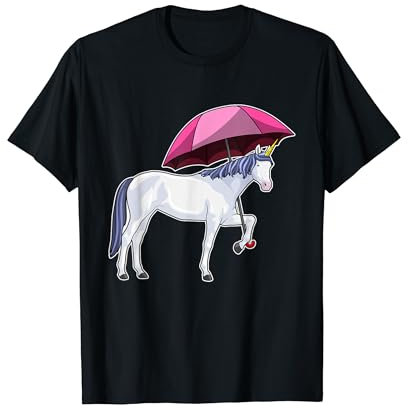 Unicornio Paraguas Camiseta
