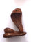 Artcore Schlange, handgeschnitztes Buchsbaumnetz, 5,1 cm, Braun