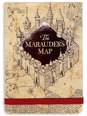Harry Potter - Stationery & Notebooks - Harry Potter Marauders Map 160 Page Pocket Notebook