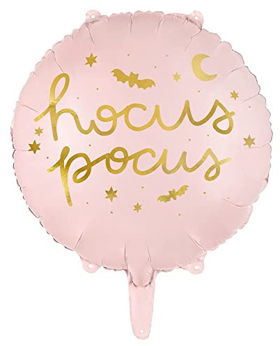 Folienballon Hocus Pocus in Rosa 35cm Halloween-Dekorationen