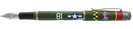 Retro 1951 Tornado Fountain Pen, P-47 Thunderbolt, Fine (VRF-2247-F)