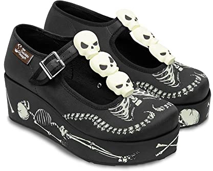 Hot Chocolate Design Chocolaticas Mary Jane Plataformas para Mujer, Esqueletos Debajo de tu Cama, 41 EU