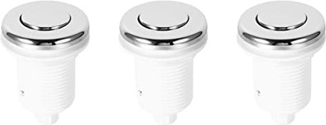 Zerodeko 3stücke Praktischer Drucktastenschalter Für Badewannen Pneumatischer Startknopf Druckempfindlich Aus Edelstahl Elastisch Und Langlebig Für Einfache Installation Und Vielseitige