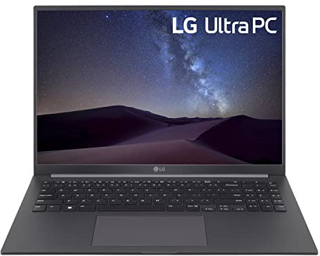 LG UltraPC 16U7R - Portátil con visualización IPS de 16 pulgadas, procesador AMD Ryzen 7 7730U, 16 GB de RAM, SSD PCIe de 512 GB, cámara web, HDMI, tipo C, Wi-Fi 6, Windows 11 Home, gris