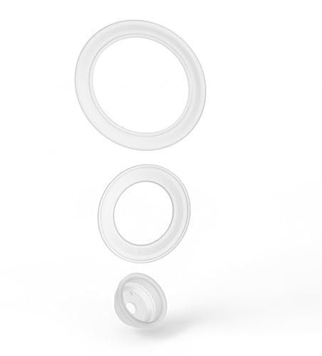 SIOUX Ersatz Dichtungen Passend für Grohe/DAL Spülkästen, Transparent, 3-teiliges Set
