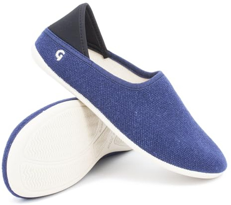 Gottstein Linen Slip-on für Damen & Herren - Stylischer Sommerschuh mit Rutschfester Gummisohle